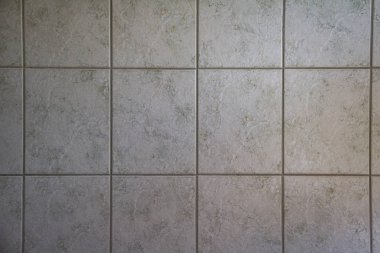 Bathroom tiles Background. Grey texture Background with copy space