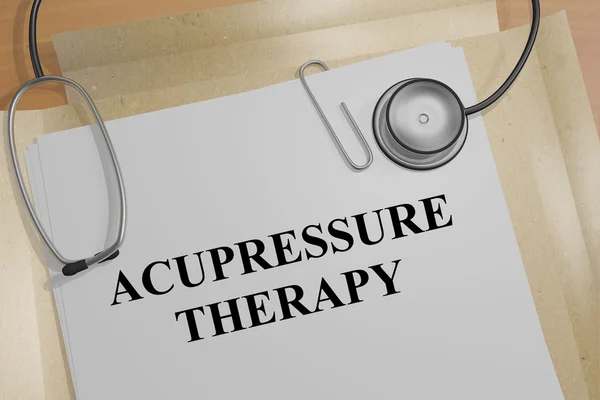 Acupressure Therapy concept — Stock Photo, Image