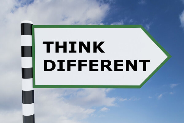 Think Different concept