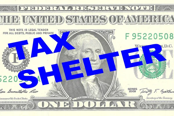 Tax Shelter concept — Stockfoto