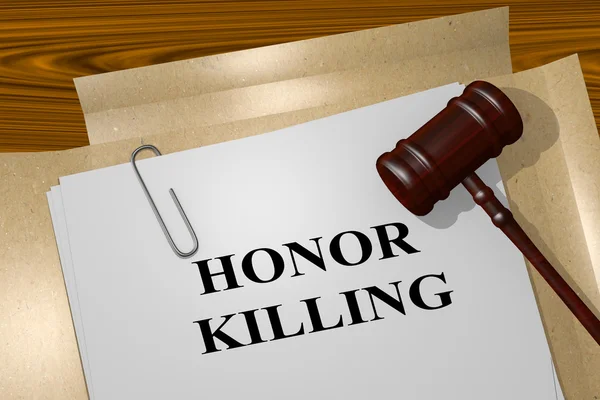 Concepto de Honor Killing — Foto de Stock