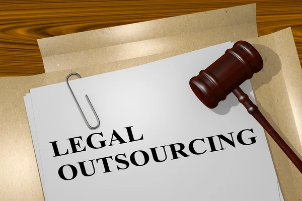 Legal Outsourcing concept — Stock Photo, Image