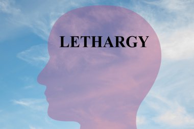 Lethargy - medical concept clipart