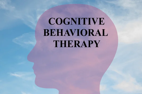 Kognitív viselkedési terápia - mentális koncepció — Stock Fotó