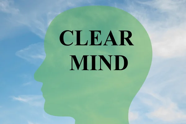 Clear Mind - concetto mentale — Foto Stock