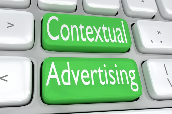 Concepto de publicidad contextual — Foto de Stock