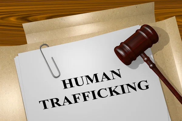 Mänsklig Trafficking koncept — Stockfoto