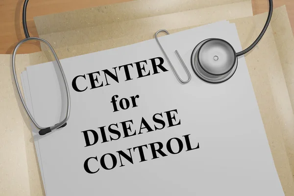 Conceito de Centros de Controle de Doenças — Fotografia de Stock