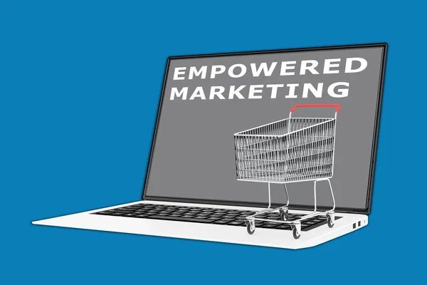 Empowered Marketing concept — Stock Photo, Image