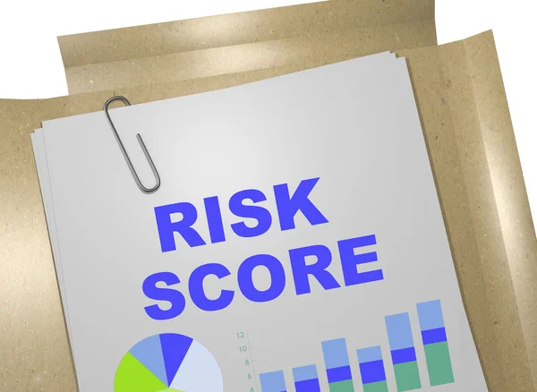 Risk Score concept — Stock Photo, Image