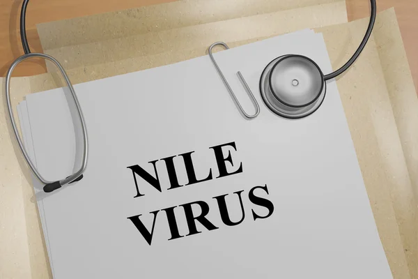 Nile-Virus titel — Stockfoto