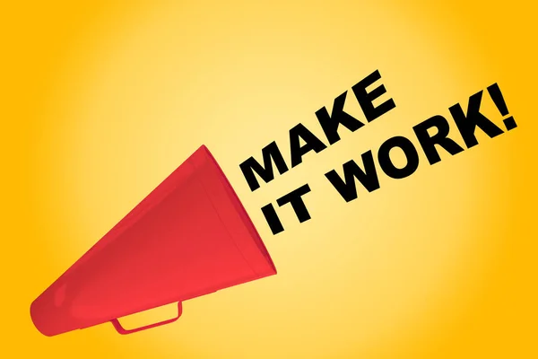 Make It Work! titel — Stockfoto