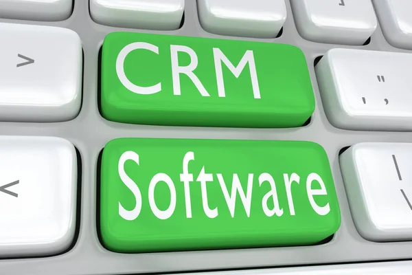 Концепції CRM Software — стокове фото