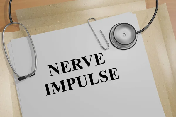 Nerve Impulse  title Royalty Free Stock Photos