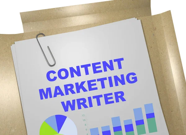 "Content Marketing Writer "conceito — Fotografia de Stock