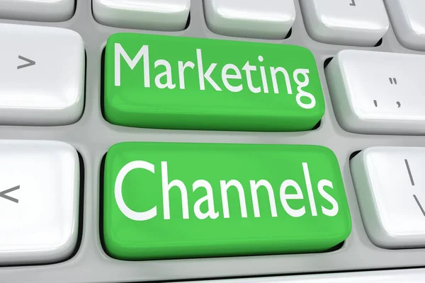 "Marketing Channels" concept — Stock Photo, Image
