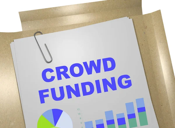 "Crowd Funding" kavramı — Stok fotoğraf