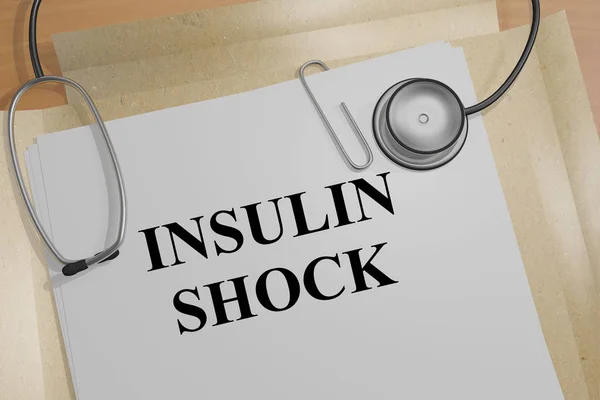 Insulin Shock - concepto médico — Foto de Stock