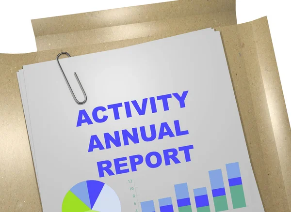 Activity Annual Report - business concept