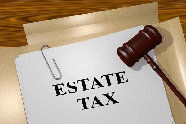Estate Tax - rechtsbegrip — Stockfoto