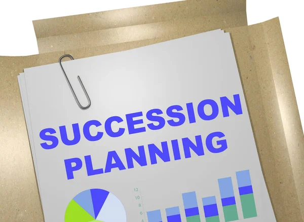 Planificación de sucesión - concepto de negocio — Foto de Stock