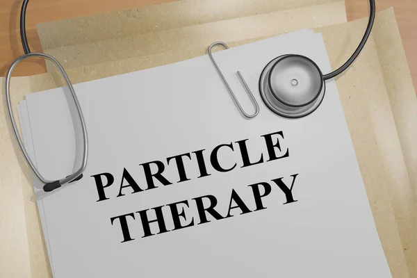 Terapia de partículas - concepto médico — Foto de Stock