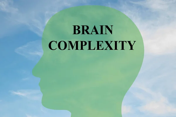 Concetto di complessità cerebrale — Foto Stock