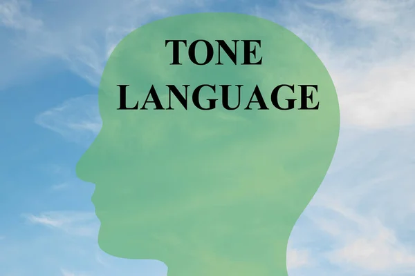 Tono Concepto de lenguaje — Foto de Stock
