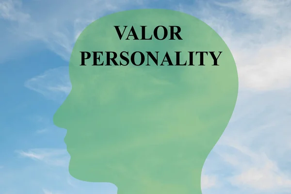 Valor Concepto de personalidad — Foto de Stock