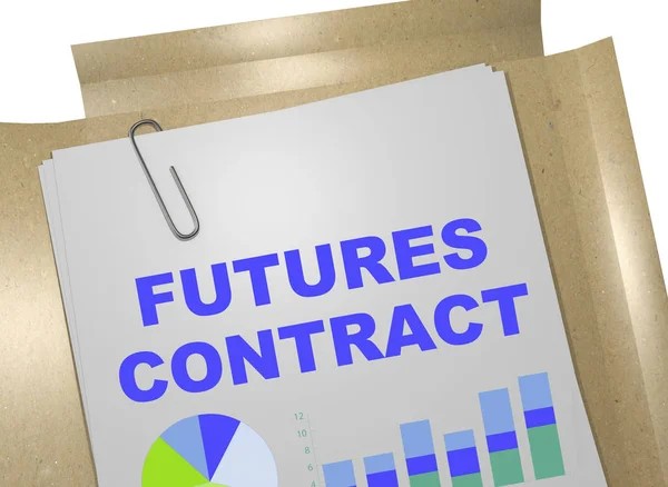 Contratto Futures - concetto di business — Foto Stock
