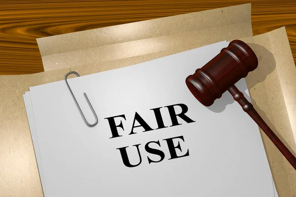 Fair Use - Rechtsbegriff — Stockfoto