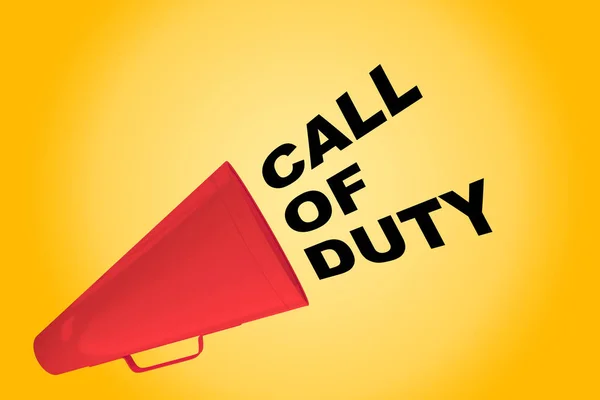 Conceito de Call of Duty — Fotografia de Stock