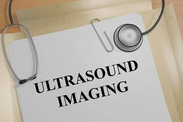 Imagen por ultrasonido - concepto médico — Foto de Stock