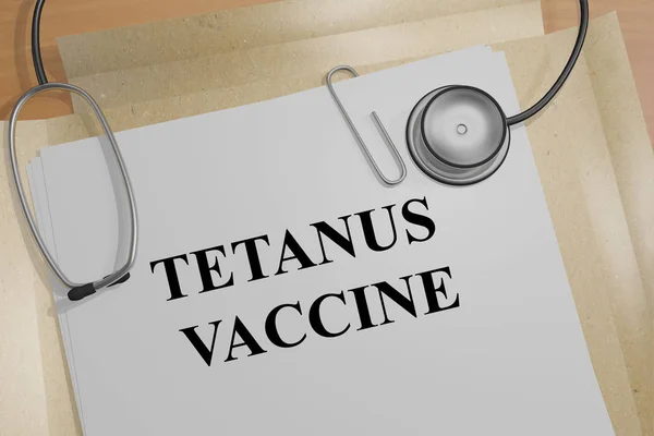 Vaccin contre le tétanos - concept médical — Photo