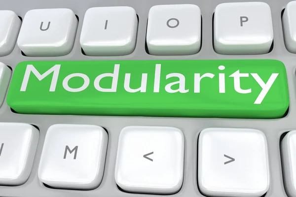 Modulariteit - technologische concept — Stockfoto