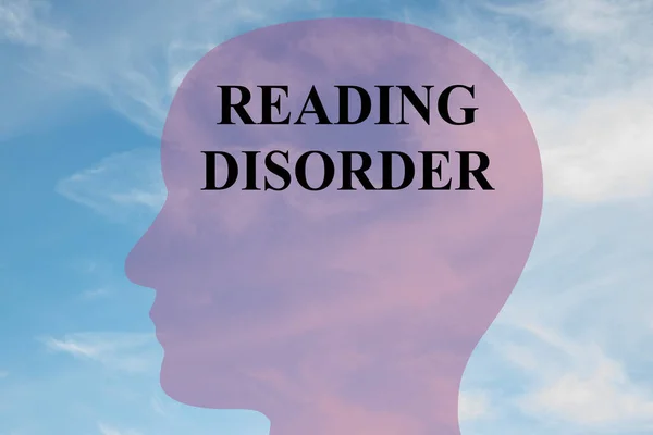 Membaca konsep Disorder — Stok Foto