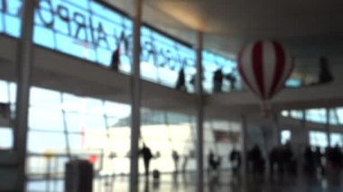 Bir havaalanında bulanık terminal