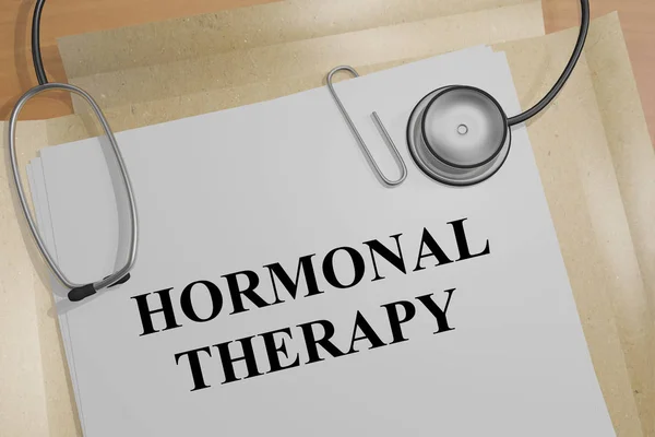 Terapia hormonal - conceito médico — Fotografia de Stock