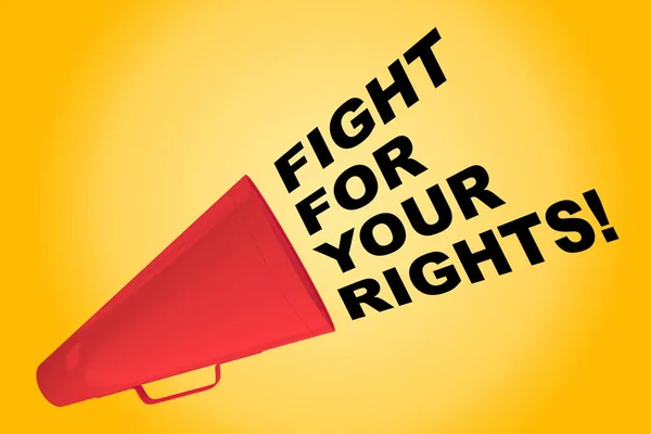 Fight for Your Rights! concept — Stock Photo, Image