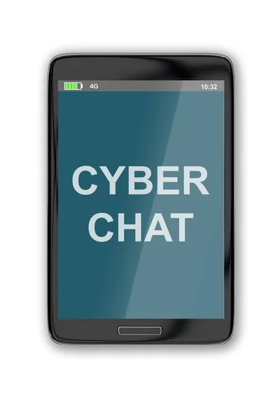 Konzept Cyber-Chat — Stockfoto