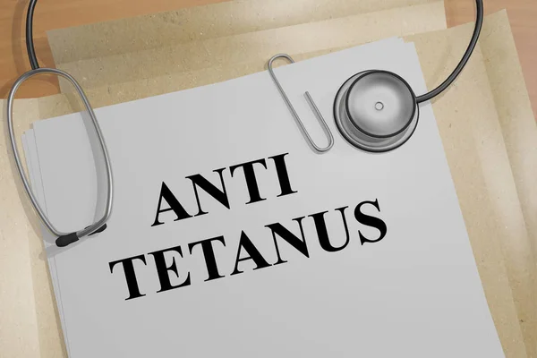 Tetanoz - tıbbi kavramı Anti — Stok fotoğraf