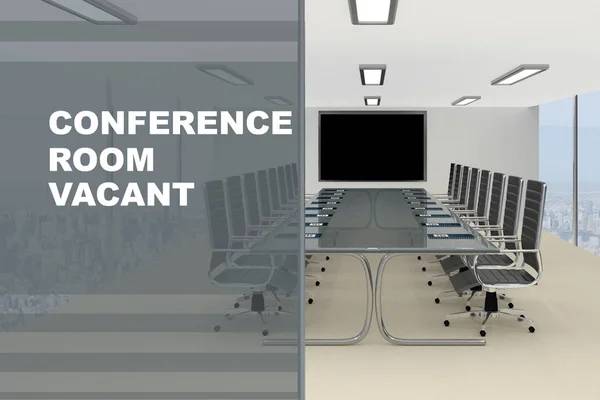 Konzept für leer stehende Konferenzräume — Stockfoto