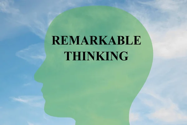 Remarkable Thinking concept — Stock Photo, Image