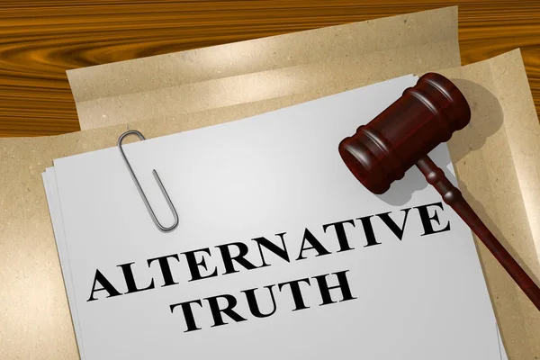 Alternatywnych koncepcji prawdy — Zdjęcie stockowe