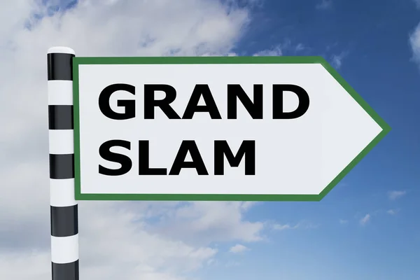 Grand Slam concept — Stockfoto