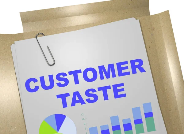 Customer Taste concept — Stock Photo, Image