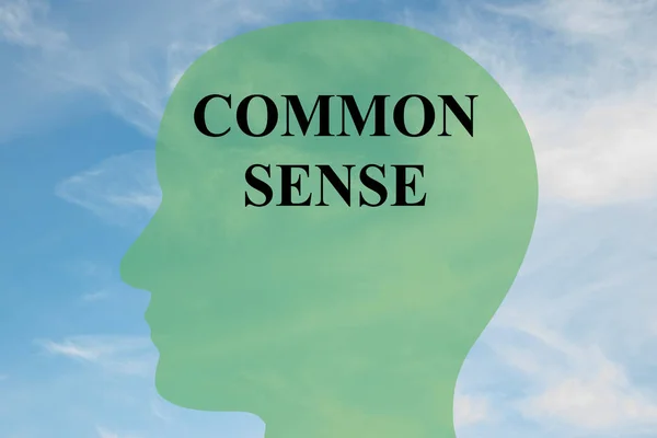 Conceito de senso comum — Fotografia de Stock