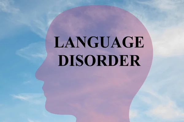 Koncepcja zaburzeń języka — Zdjęcie stockowe