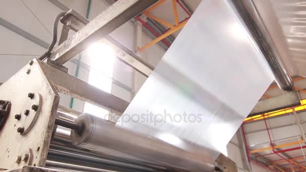 Plastindustri maskiner — Stockvideo