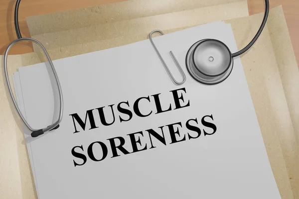 Muscle Soreness - medical concept — Stock Photo, Image